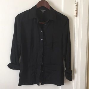 Brooks Brothers Silk Slim-Fit Button-down Blouse